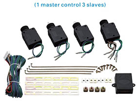 Sistema central de bloqueo de puertas RY-303-4D