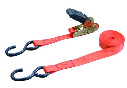 Ratchet tie down with rod hook A014