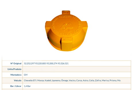 Expansion tank cap E32