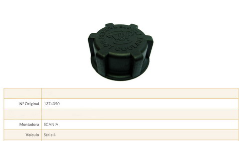 Expansion tank cap E58