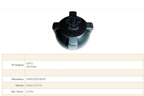Expansion tank cap E72