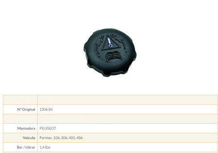 Expansion tank cap E732