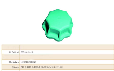 Expansion tank cap E82
