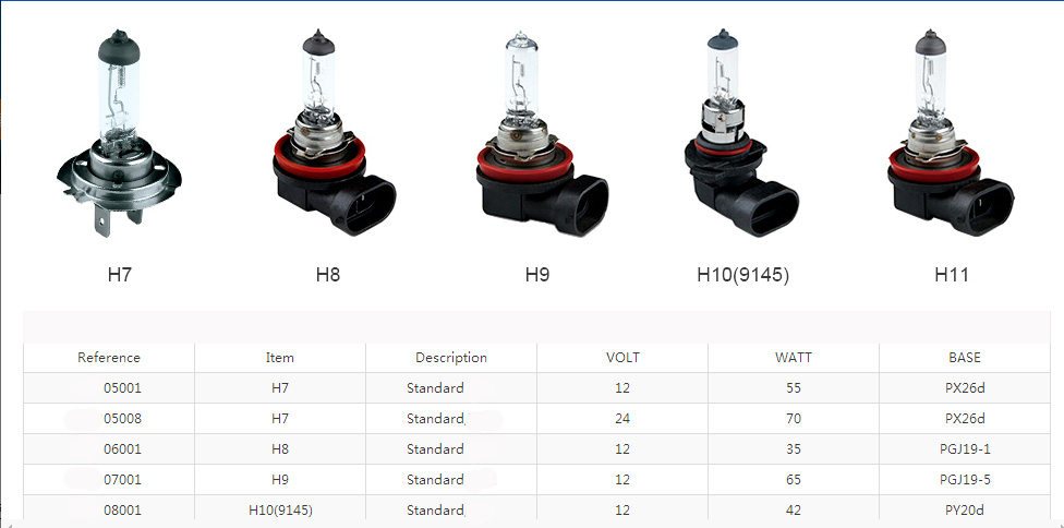 Halogen Bulb H2